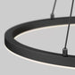 Suspension Artika Novato RGBW 28" (71 cm) 240 V noire