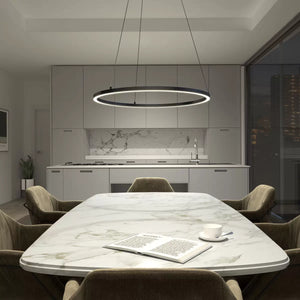 Artika Novato RGBW 28" (71Cm) 240V Pendant in Black