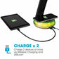 Ottlite Wireless Charging LED Lamp with Colour Changing Base in  2 Colours