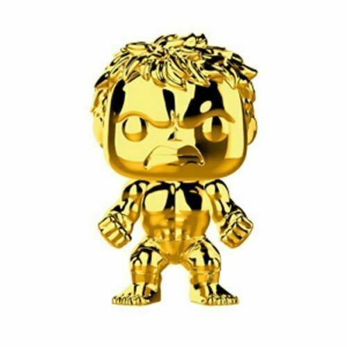 Funko Pop! Marvel Studios The First Ten Years CHROME Gold Hulk #379 image 1