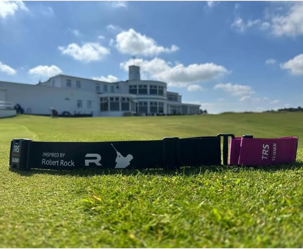 TRS Slider – Golf Swing Training Aid Inspired by Robert Rock. Improve Swing Path, Ball Striking, and Consistency with Instant Feedback Training