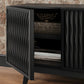 Del Ray Oaks Acacia Sideboard – Modern Rustic Storage Cabinet with Natural Wood Finish