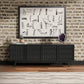 Del Ray Oaks Acacia Sideboard – Modern Rustic Storage Cabinet with Natural Wood Finish