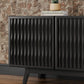 Del Ray Oaks Acacia Sideboard – Modern Rustic Storage Cabinet with Natural Wood Finish