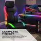 X Rocker Pulsar Max RGB Gaming Desk with LED Lights