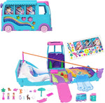Polly Pocket Pet Mobile Adventure Playset with Micro Dolls & Transforming Camper image 0