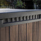 Keter Rosewood 4Ft 7" X 2Ft 8" (1.4 X 0.82M) 1,150 Litre Horizontal Storage Shed