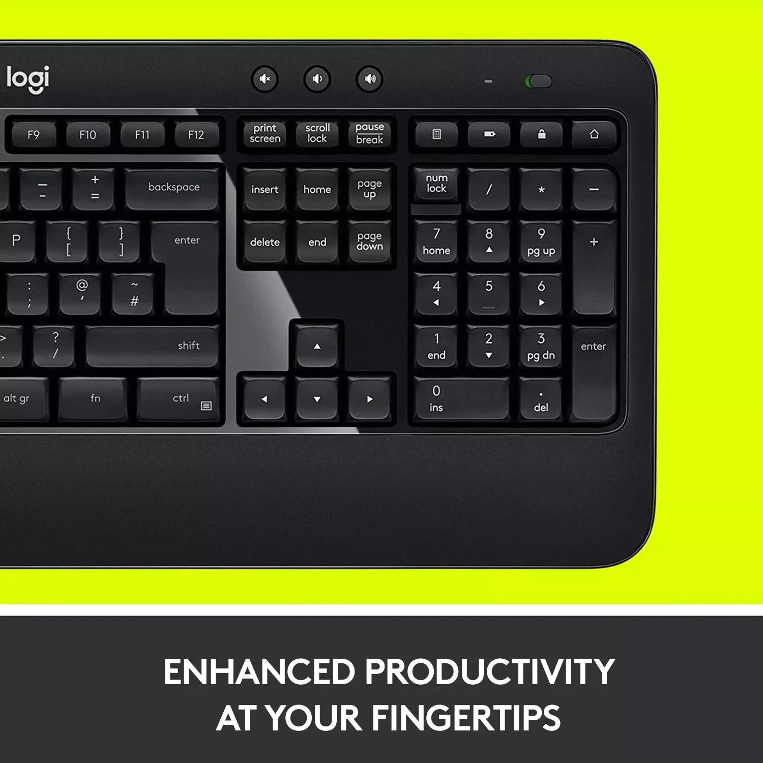 Logitech Combo Wireless Keyboard and Mouse image 1