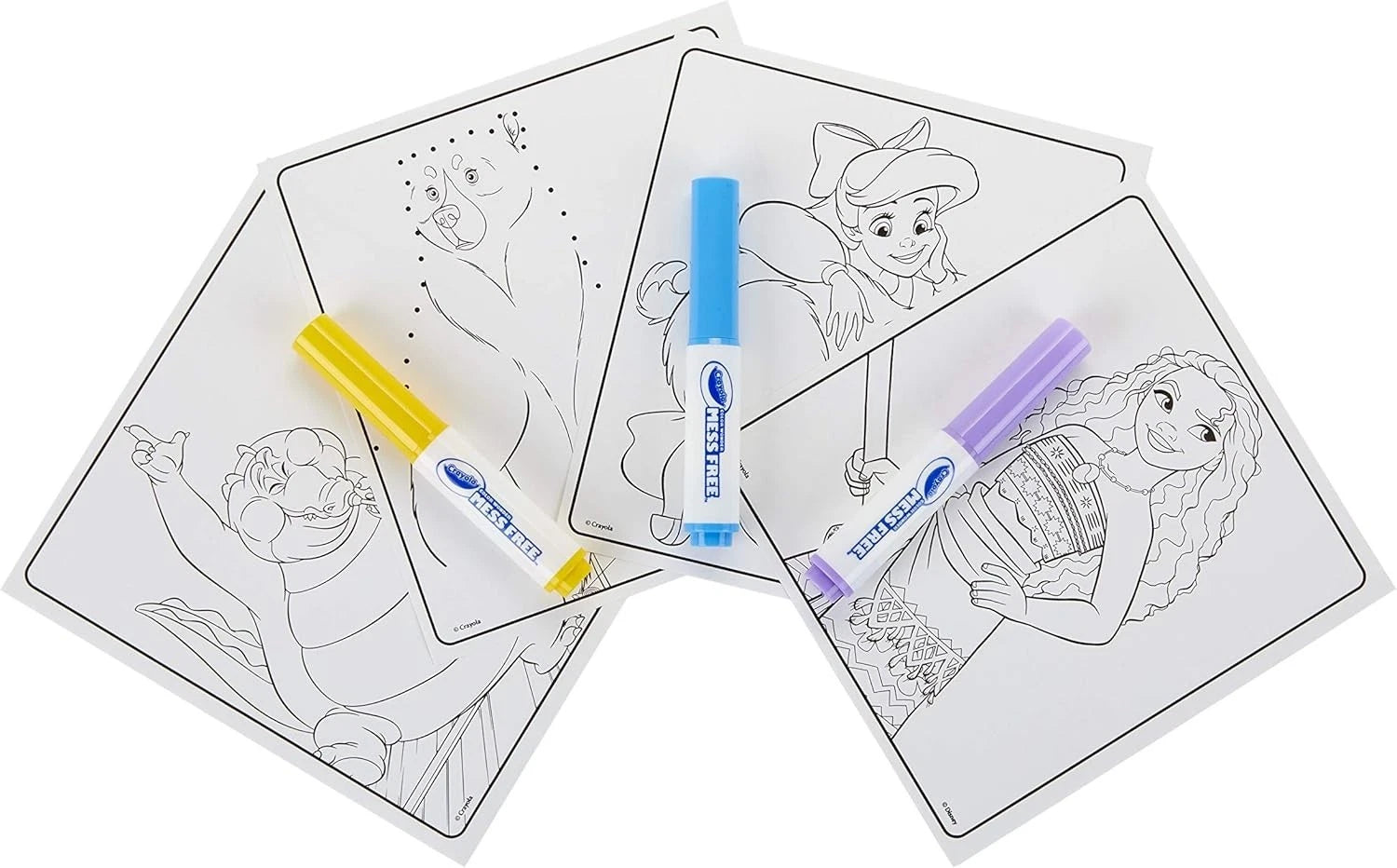 Crayola Colour Wonder Mess-Free Colouring Book Set with 3 Markers image 3