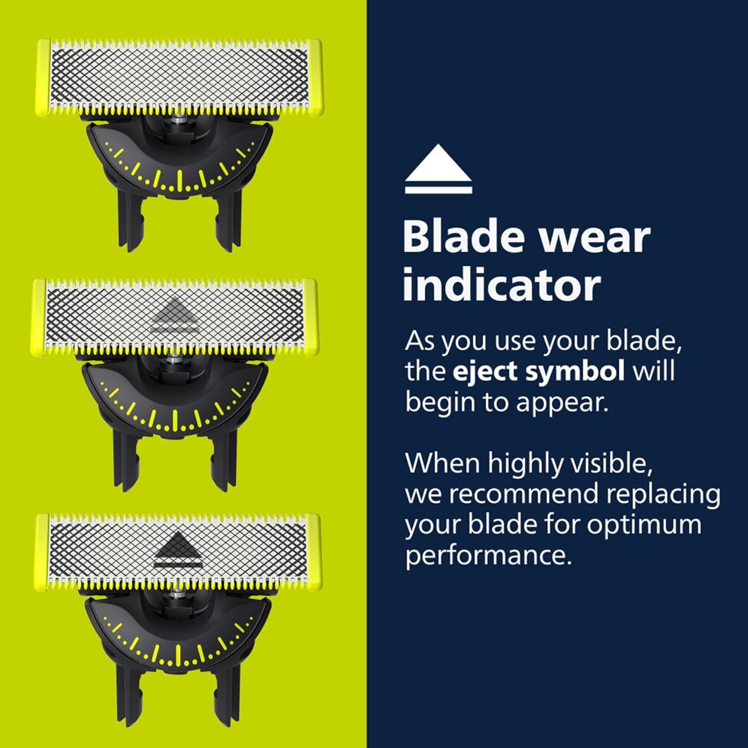 Philips  Oneblade 360 Blades, Genuine Replacement Blades for Oneblade Electric Shaver and Trimmer, Durable Stainless Steel, 5 Pack, QP450/80