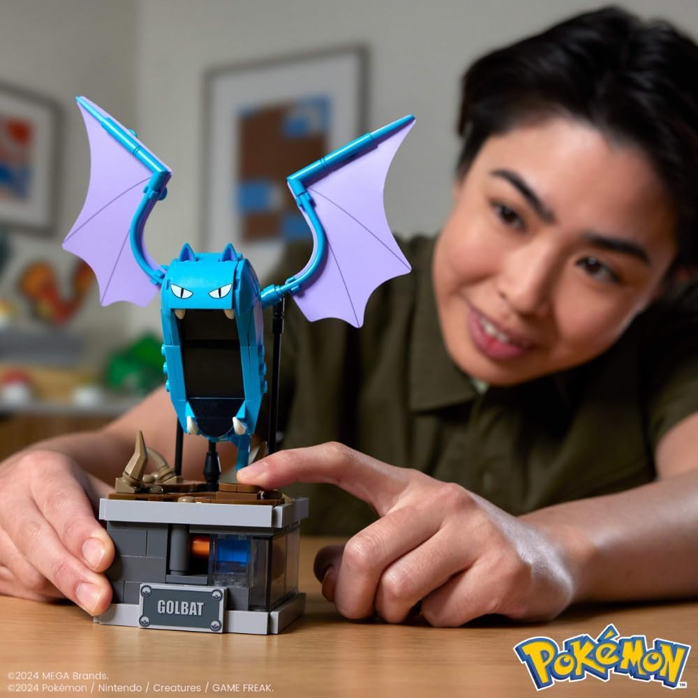 Mega Pokémon Building Toys Set Mini Motion Golbat image 1