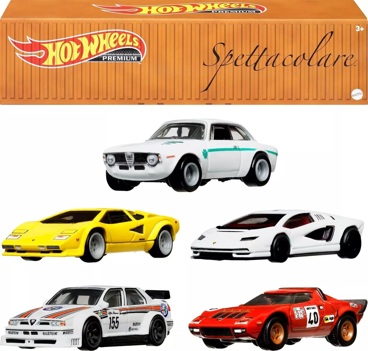 Hot Wheels Premium Car Culture Set of 5 Cars in Collectible Container image 0