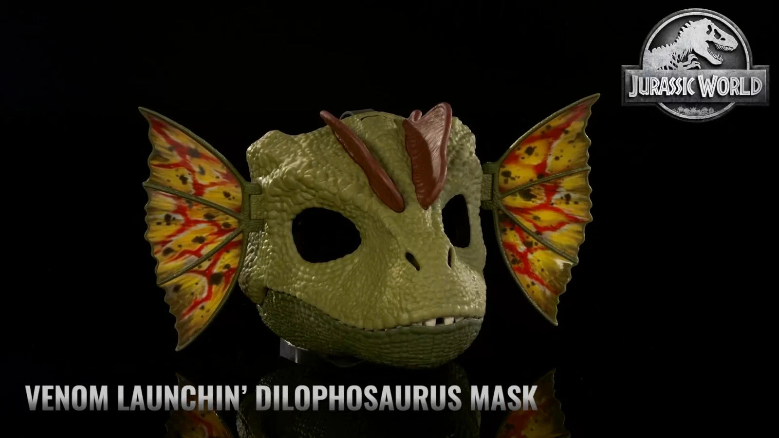 Jurassic World Role-Play Mask, Dilophosaurus with Venom Launching Water image 3