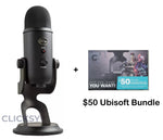 Logitech Blue Yeti USB Microphone for PC Mac Gaming Streaming Podcast Mic image 0