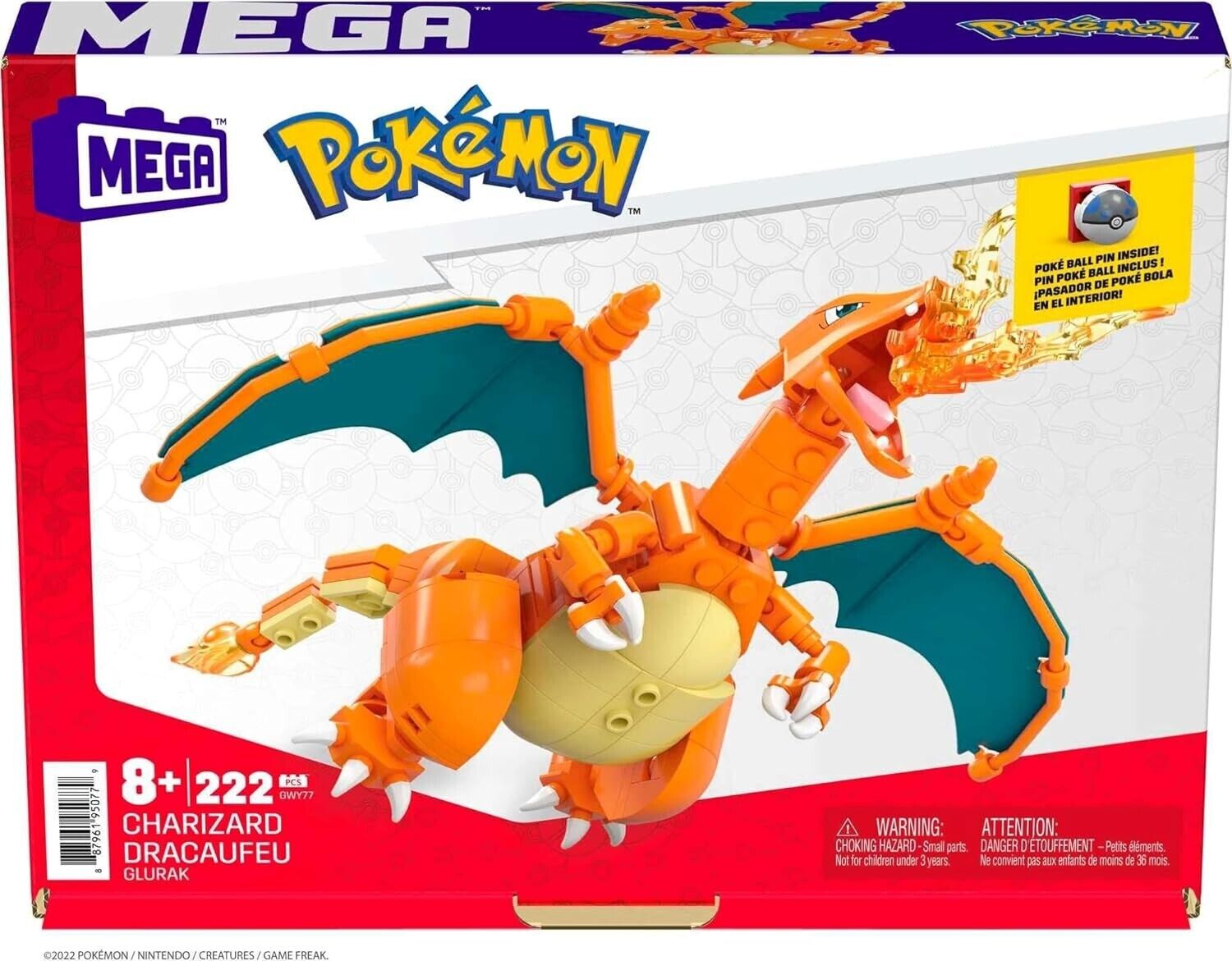 MEGA Pokémon Charizard Action Figure Building Set image 4