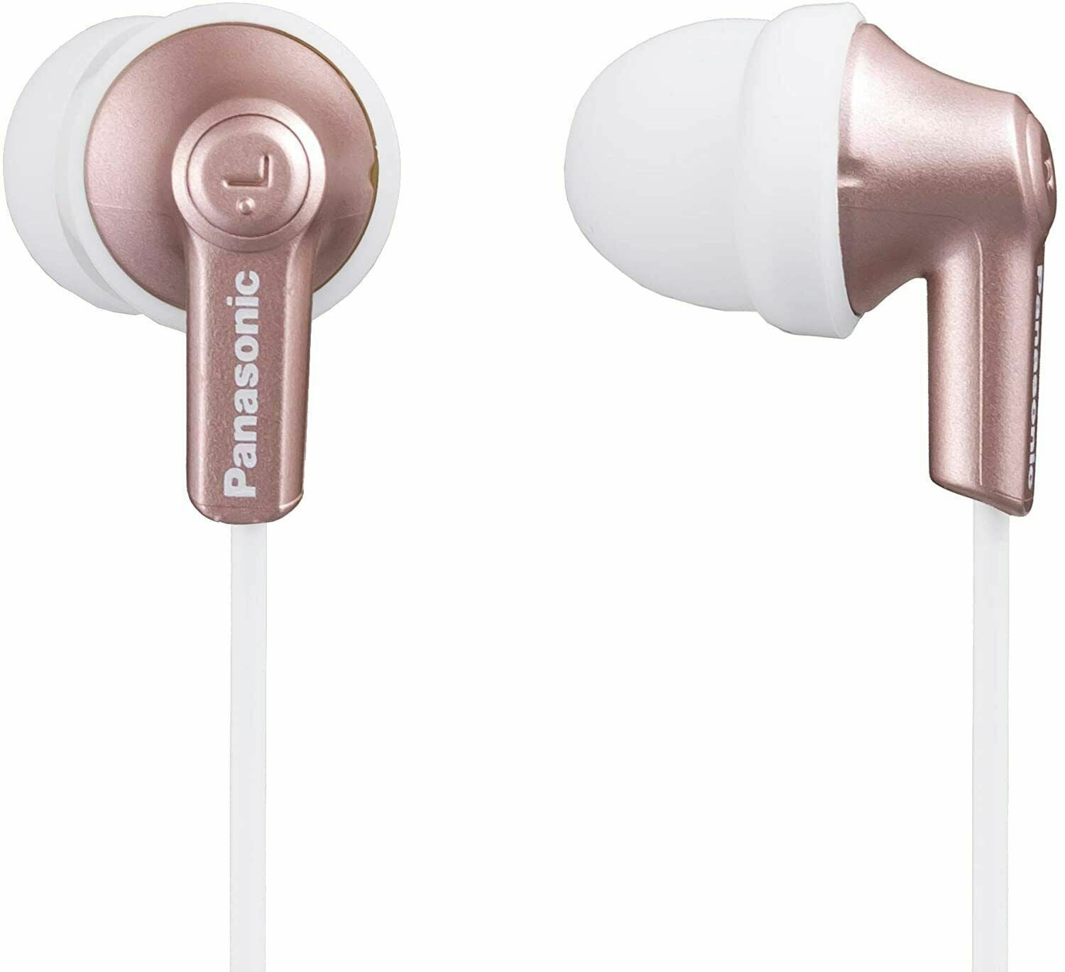 Panasonic ErgoFit Earbud Earphones with Microphone Rose Gold image 4