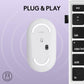 M340 Wireless Mouse with Limited Edition Prints, USB Receiver and Silent Clicks, Portable Wireless Mouse for Laptop, PC, Windows, Chrome, Surface, Sheer Dream - Optical - Wireless - 32.81 Ft