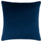 Furn Meridian Navy Velvet Feather Fill Cushion, 55 X 55 Cm