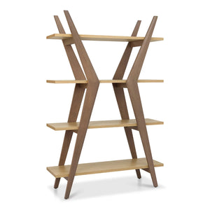 Bentley Designs Kristen Light Oak Open Display Bookcase