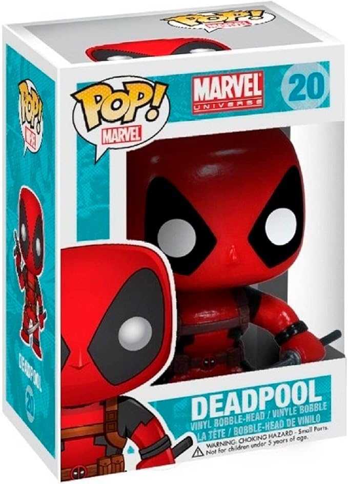 Funko Pop! Marvel: Deadpool with Gun and Sword Vinyl Figure #20 image 2