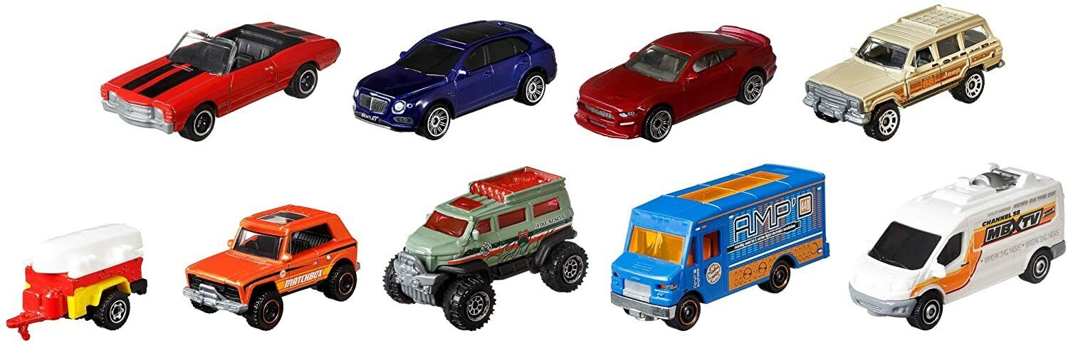 Matchbox Gift Pack Toy Cars Set +1 Exclusive May Vary 9 Pack image 3