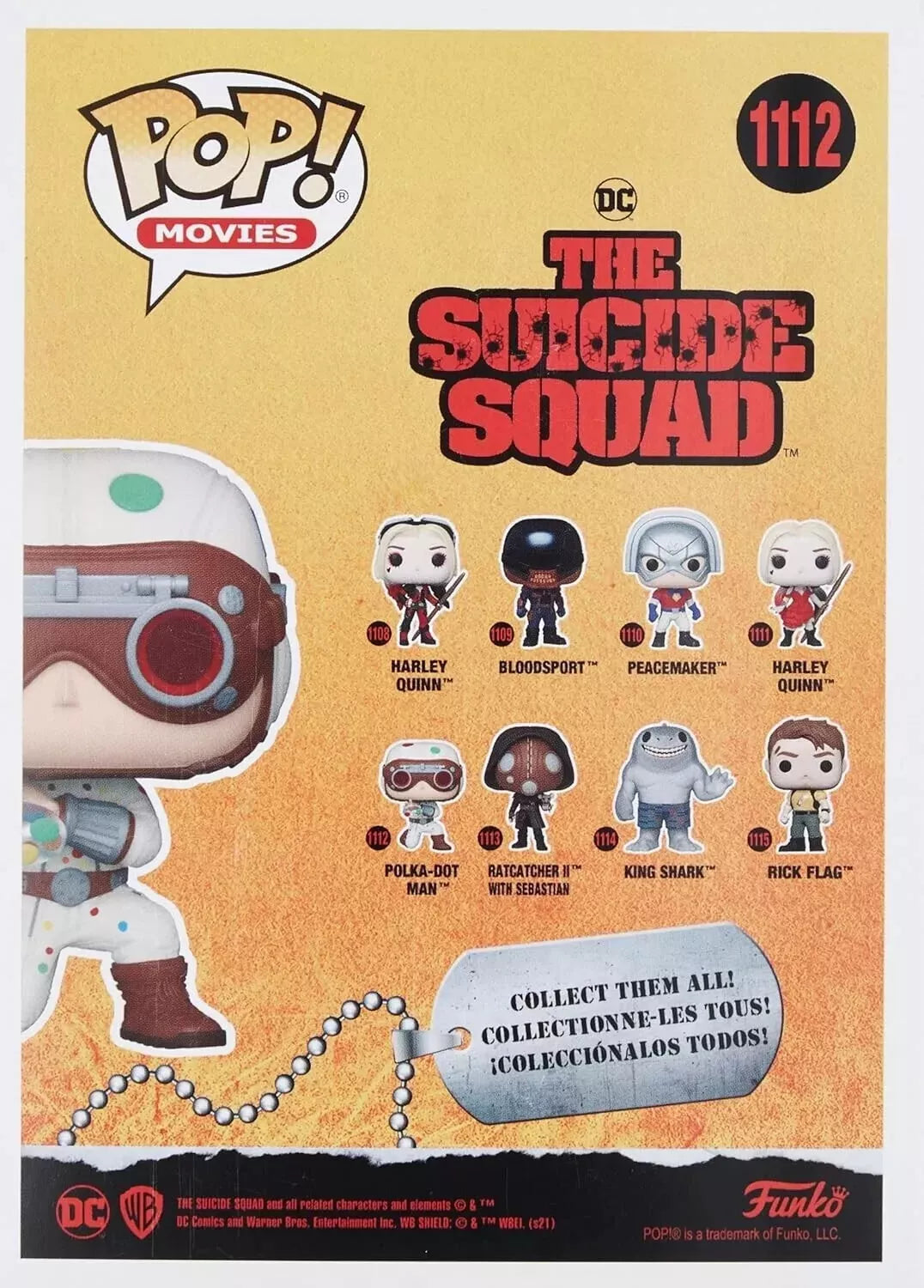 Funko Pop! Movies: The Suicide Squad - Polka-Dot Man Vinyl Figure #1112 #56017 image 3