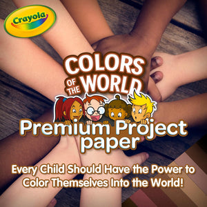 Crayola Colors of The World Construction Paper Premium Project image 1
