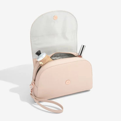 Stackers Wrap Around Makeup Bag | Brush Holders | Zipped Pockets | Travel Size | 2 Colours