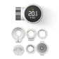 Tado Wireless Smart Thermostat X Multi-Room Starter Kit | Smart Radiator Thermostat X | Matter | Alexa | Google Home | White