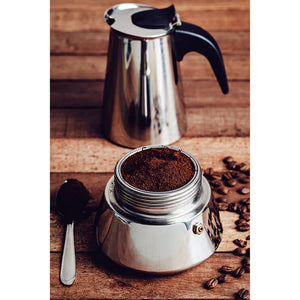Tramontina Stainless Steel Moka Pot, 350Ml