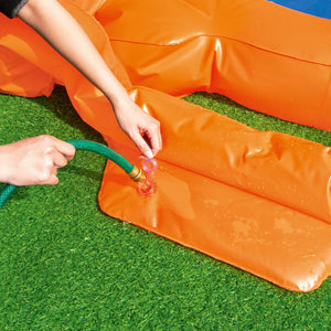 Bestway Air Blast Soccer Yard Game | Inflatable Dartboard | 2 Kick Balls & 4 Axes | 157cm