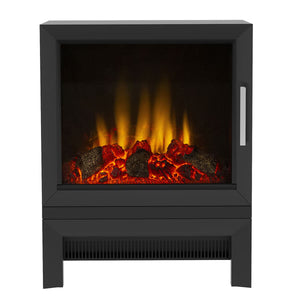Qube Electric Stove in Black, 2Kw