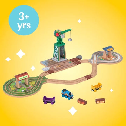 Wooden Railway Sodor Delivery Train Set Ultimate Gift for Preschool Kids