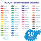 Crayola Washable Super Tips Markers 50 Colours image 4