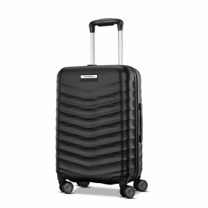 Samsonite Precision DLX 2 Piece Hardside Expandable Spinner Luggage Set in Black