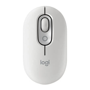 Logitech POP Mouse | Wireless Bluetooth & 2.4GHz | 4000 DPI | Silent Click | 4 Buttons | Off White, Rose, Lilac