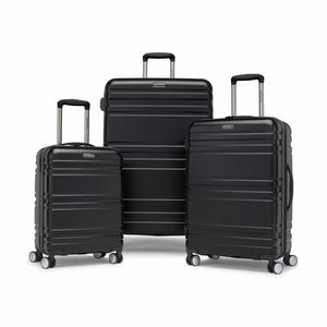 Samsonite Parallax 3-Piece Hardside Luggage Set | Polycarbonate | TSA Lock | Spinner Wheels | Black & Green