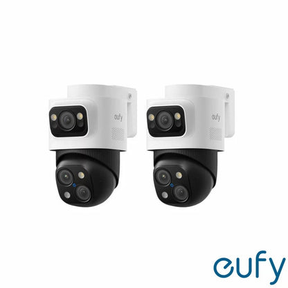 Eufy S4 4K Bullet & PTZ Security Camera Add-On 2-Pack | 16MP | 360° Coverage | PoE | White & Black