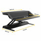 Fellowes Lotus Sit-Stand Workstation | 22 Height Settings | Smooth Lift | Fully Assembled | Black