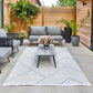 Concept Looms Jazz Blue Indoor Outdoor Rug,