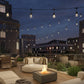 Artika Eclipse Outdoor Solar String Lights | 20 LED Bulbs | 12.8m | Solar & USB-C | Remote Control