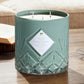 Nature's Mark 3-Wick Glass Candle | 1.58kg | Essential Oil-Infused | 3 Fragrances | Cotton Wicks