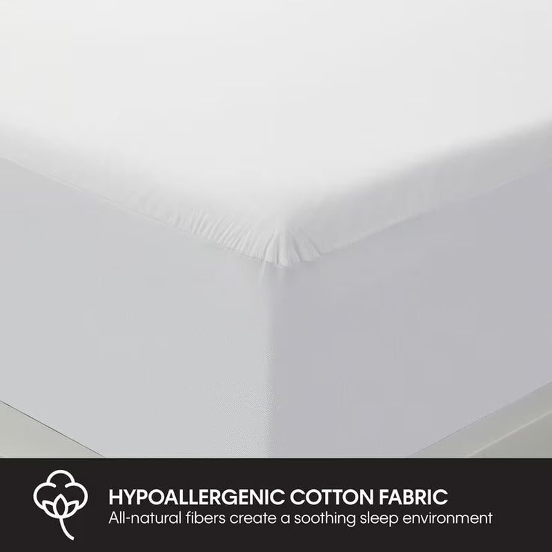 Protect-A-Bed Cotton Mattress Protector, Single