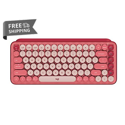 Logitech POP Mechanical Wireless Keyboard with Emoji Keys – Rose image 0