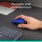M170 Ambidextrous RF Wireless Mouse - Mouse (Ambidextrous, RF Wireless, Black, Blue)