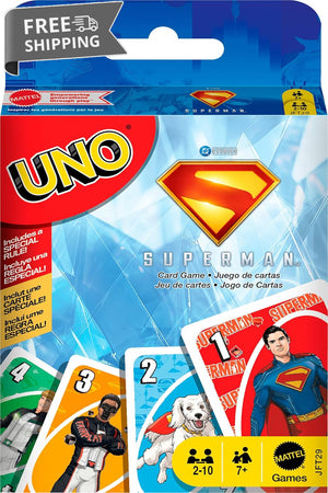 UNO Superman Card Game – Superhero Themed Family Fun image 0