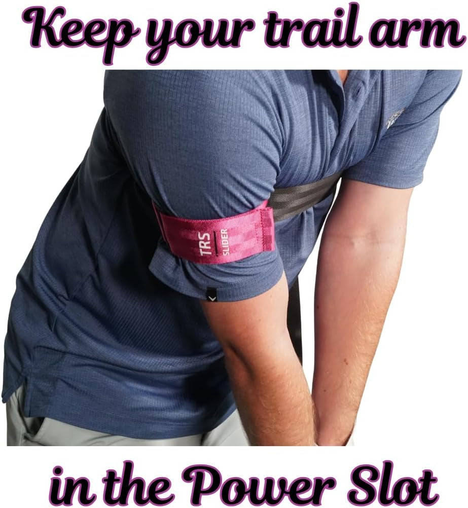 TRS Slider – Golf Swing Training Aid Inspired by Robert Rock. Improve Swing Path, Ball Striking, and Consistency with Instant Feedback Training