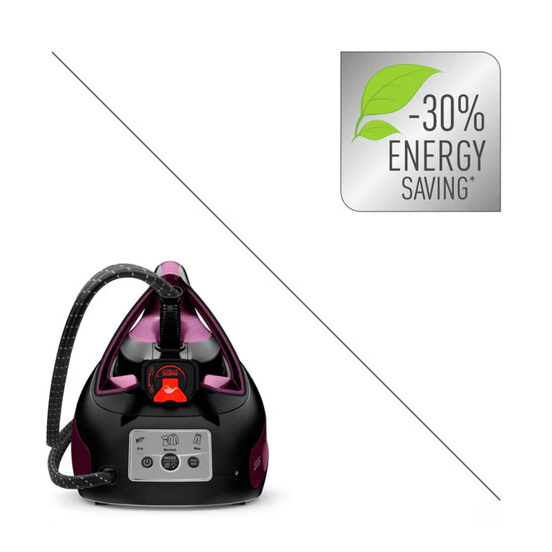 Tefal SV8154G0 Express Vision Steam Generator in Black/Purple