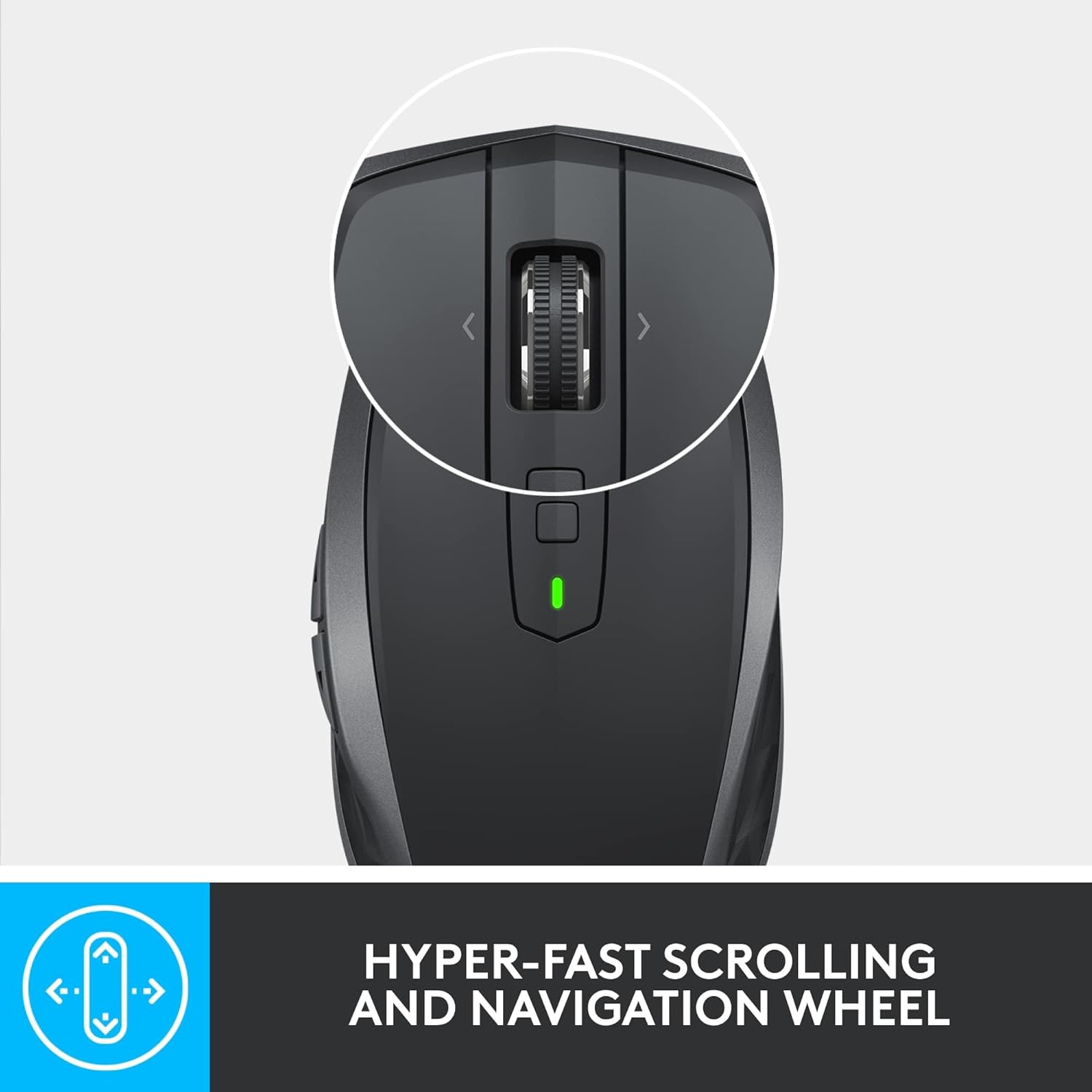 Logitech - MX Anywhere 2S Wireless Laser Mouse - Black image 4