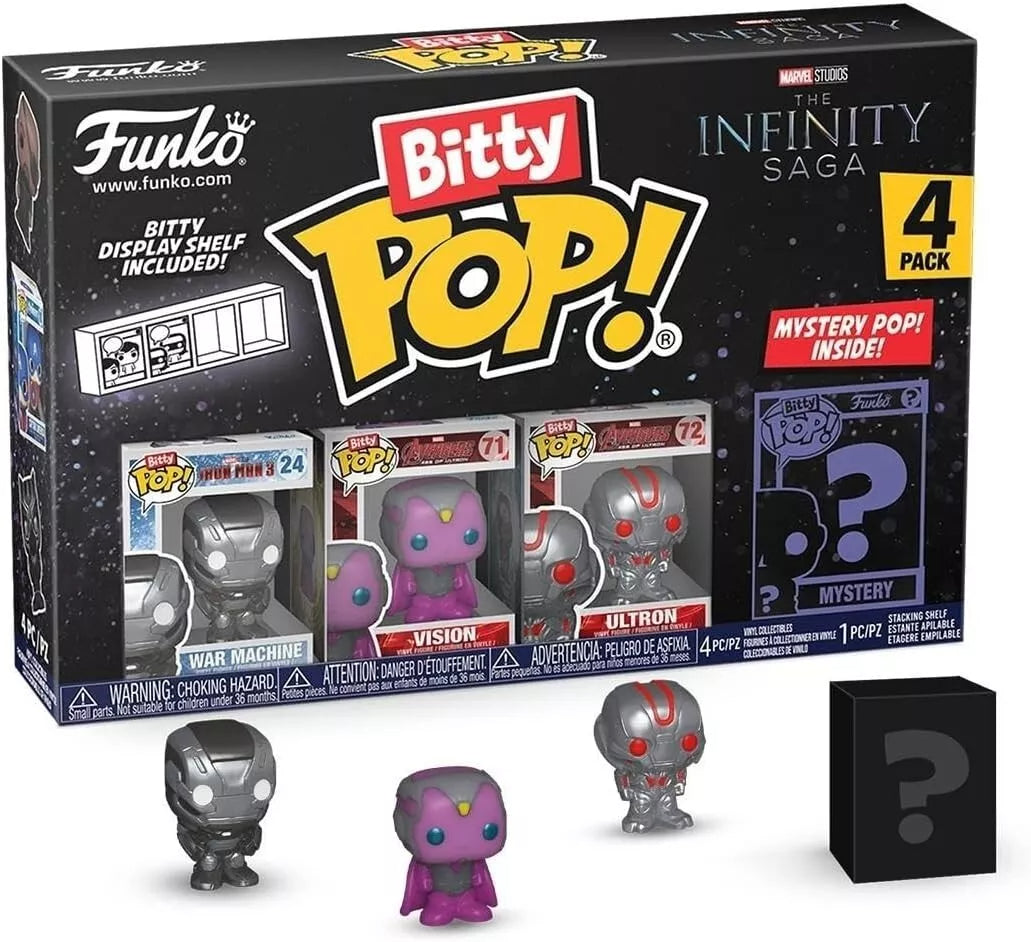 FUNKO Bitty Pop! Marvel the Infinity Saga 4-Pack War Machine, Vision, Ultron+M' image 0